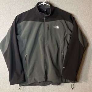The North Face Men’s Apex Jacket XL Grey Full Zip Primaloft Lined Coat
